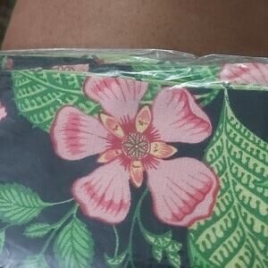 Vera Bradley “Botanica” Floral Sash Purse Twilly NEW Coconut Girl Dopamine